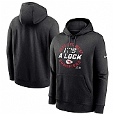 Men's Kansas City Chiefs Black 2023 AFC West Division Champions Locker Room Trophy Collection Pullover Hoodie,baseball caps,new era cap wholesale,wholesale hats